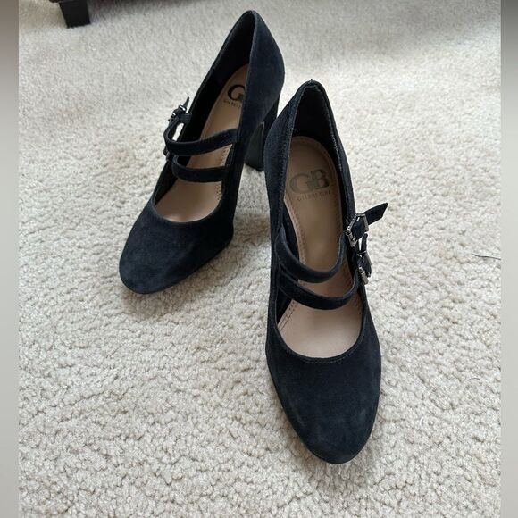 Gianni Bini Black Mary Jane style heels - Picture 2 of 10